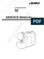 Juki HZL-30Z Sewing Machine Service Manual