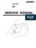Juki HZL-35Z Sewing Machine Service Manual
