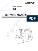 Juki HZL-E61 Sewing Machine Service Manual