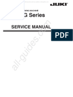Juki HZL-G Series Sewing Machine Service Manual