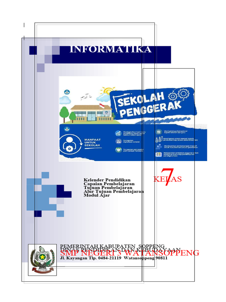Elemen Dasar Pembelajaran Informatika | PDF