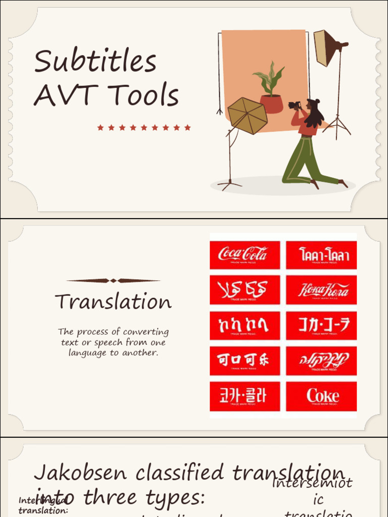 Audiovisual Translation Overview | PDF | Entertainment | Human ...