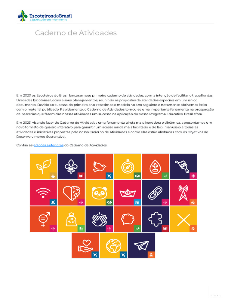 Caderno de Atividades Escoteiros 2023 | PDF | Epilepsia | Chuveiro