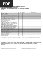 MODELO DE TERMO DE VISTORIA