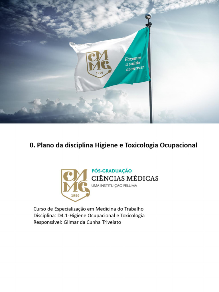 SLIDES - ToX 1 - Introdução À Toxicologia Ocupacional | PDF ...