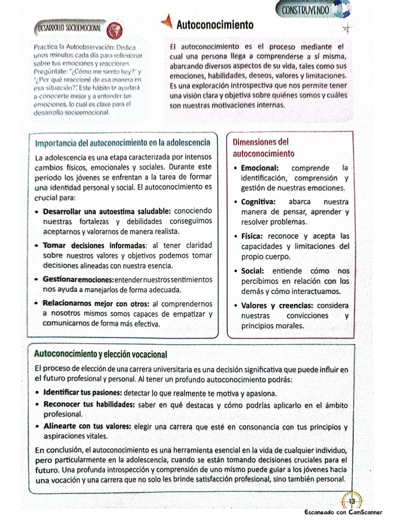 Autoconocimiento Pdf