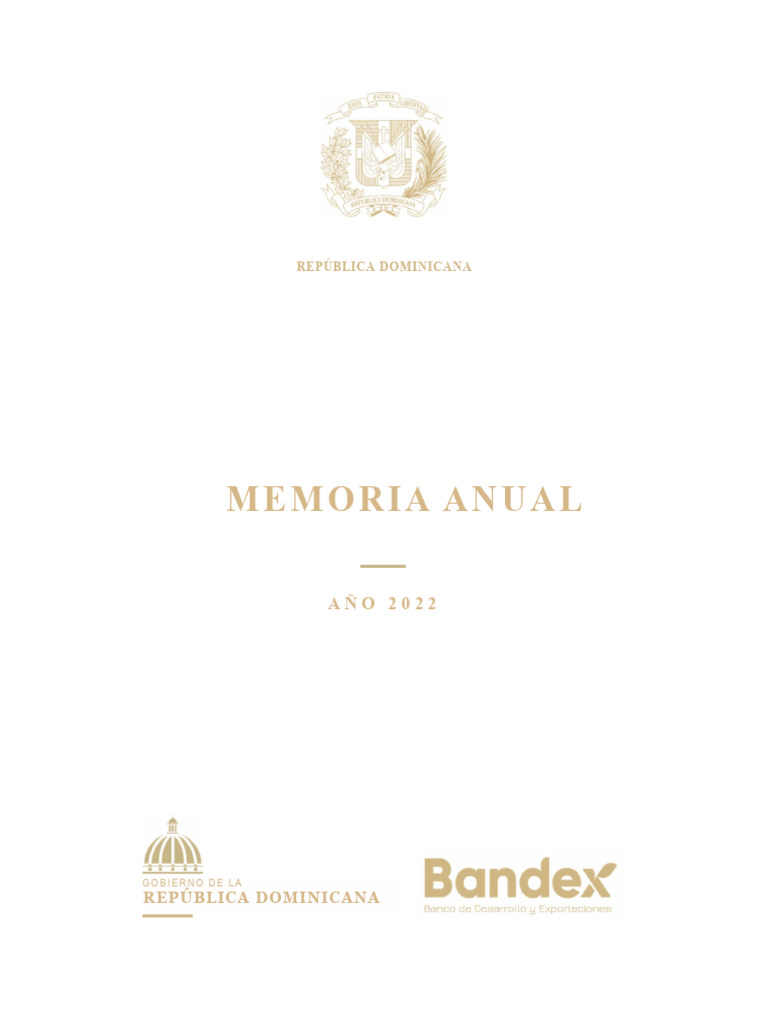 Memoria Anual BANDEX 2022: Logros y Proyecciones | PDF | Pequeñas y ...