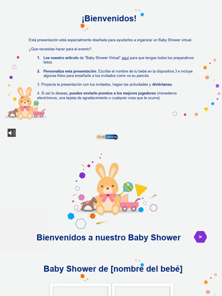 Juegos para Baby Shower Virtual | PDF | Crecimiento personal y ...