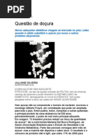 Alimentação Questão de Doçura - Nutrição - Carboidratos - Medicina Preventiva