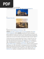 Download Tourism Statistics Top Ten by Muhammad Derwaish Awan SN73904664 doc pdf