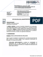 Resolucion que excarcela a médido con decreto del gobierno de Boluarte
