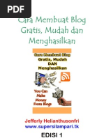 Download Cara Membuat Blog Gratis Cepat Dan Menghasilkan by Jefferly Helianthusonfri SN73904914 doc pdf