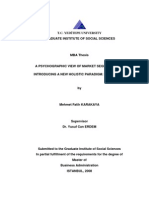 A Psycho Graphic View of Market Segmentation