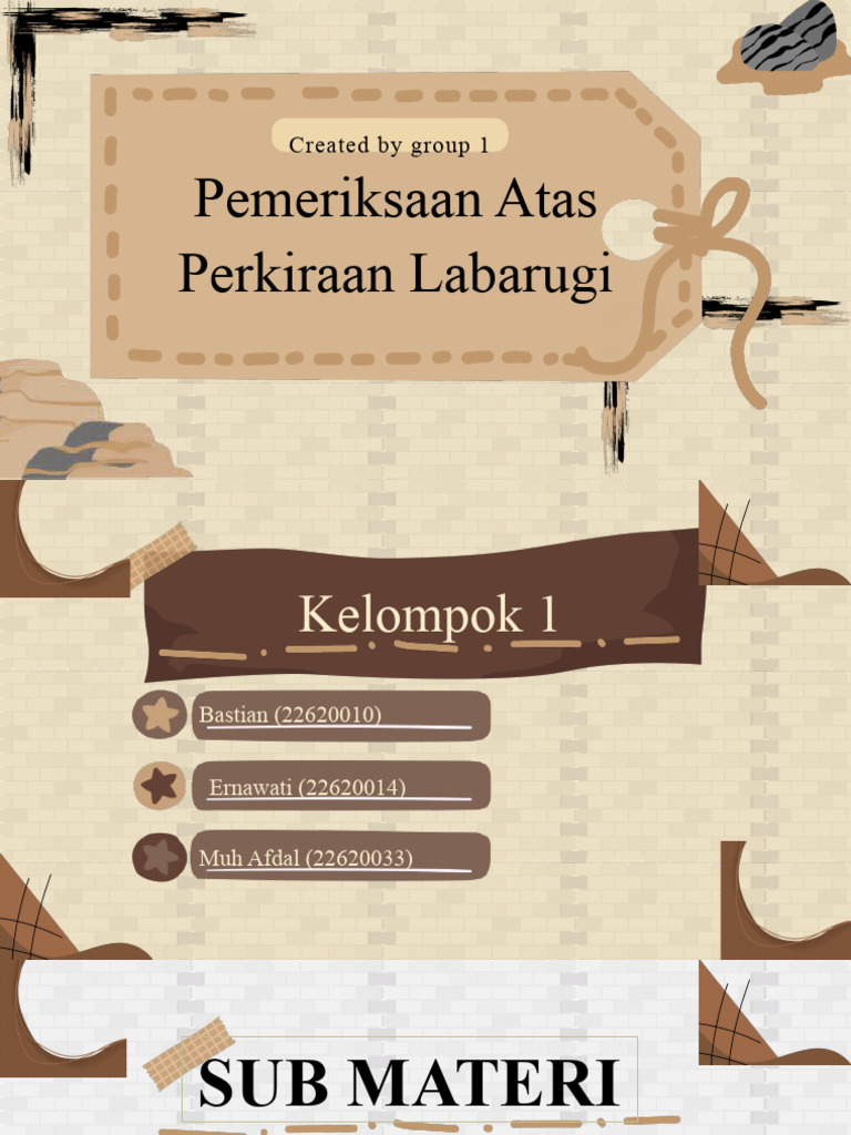 Audit Perkiraan Laba Rugi dan Prosedur | PDF