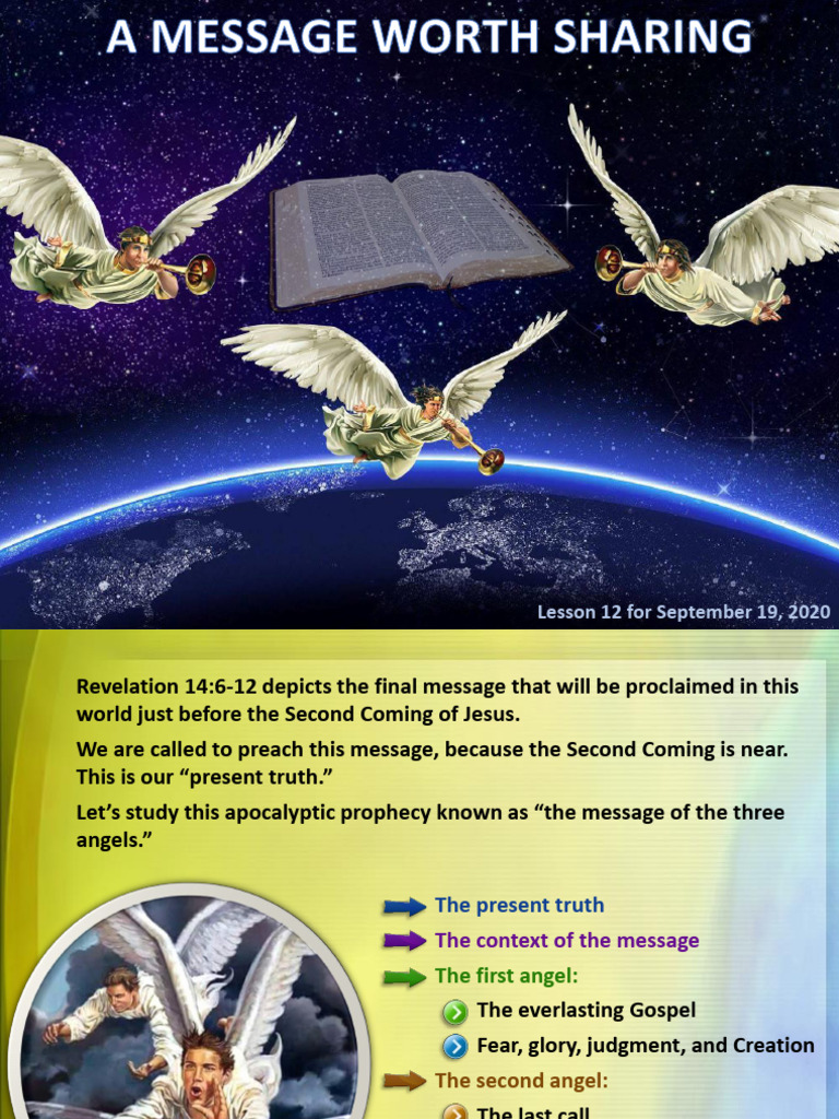 Three Angels' Message Explained | PDF | Jesus | Second Coming