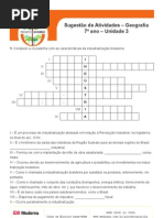 Ati Geo7 Uni3 Industrializacao e Urbanizacao Do Brasil