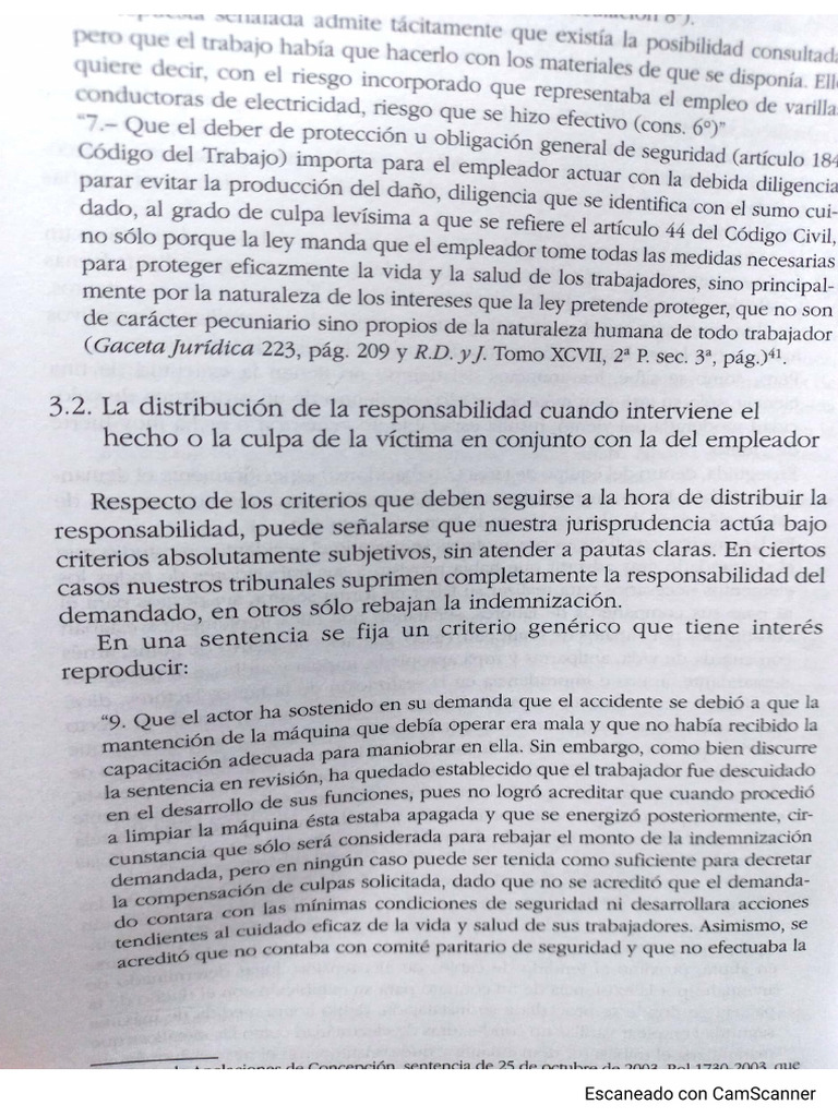 CULPA TRABAJADOR - NO CULPA EMPLEADOR | PDF
