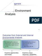 Internal Environment Analysis: Strategic Management