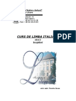 Curs de Limba Italian 2006 2007 Nivel I