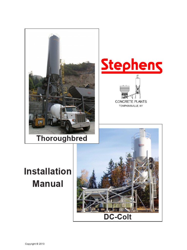 Installation Manual TBRED | PDF | Screw | Crane (Machine)