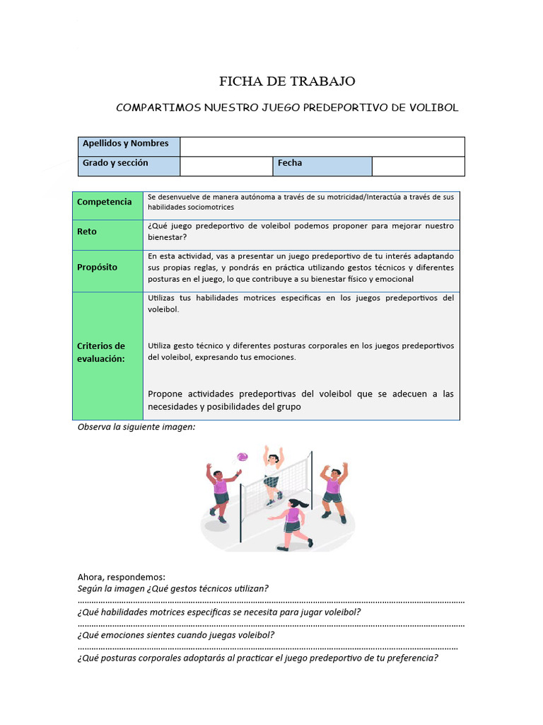Ficha de Trabajo 1º2º (4) 3 - 7 Jun | PDF | Crecimiento personal y ...