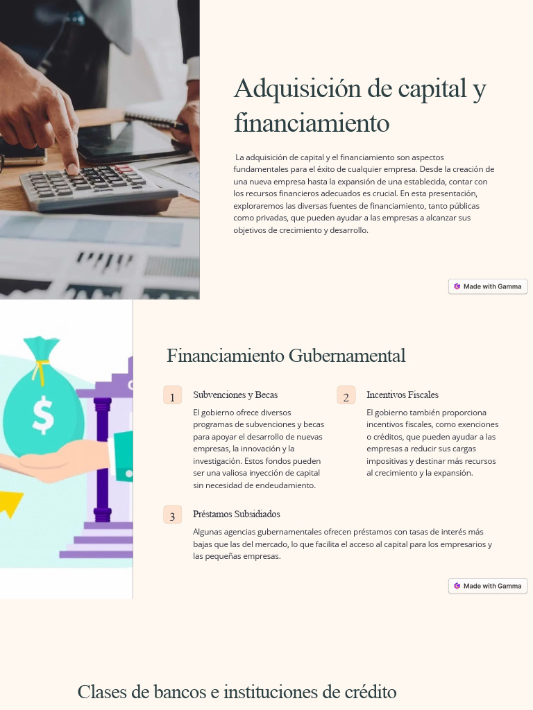 Fuentes de Financiamiento Empresarial | PDF | Business | Bancos