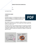 Regulador de RPM y Variador de Avance