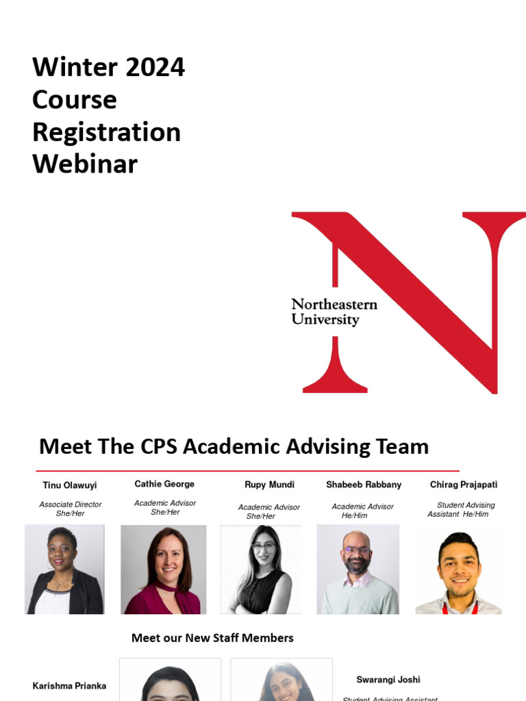 Winter 2024 Course Registration Webinar | PDF