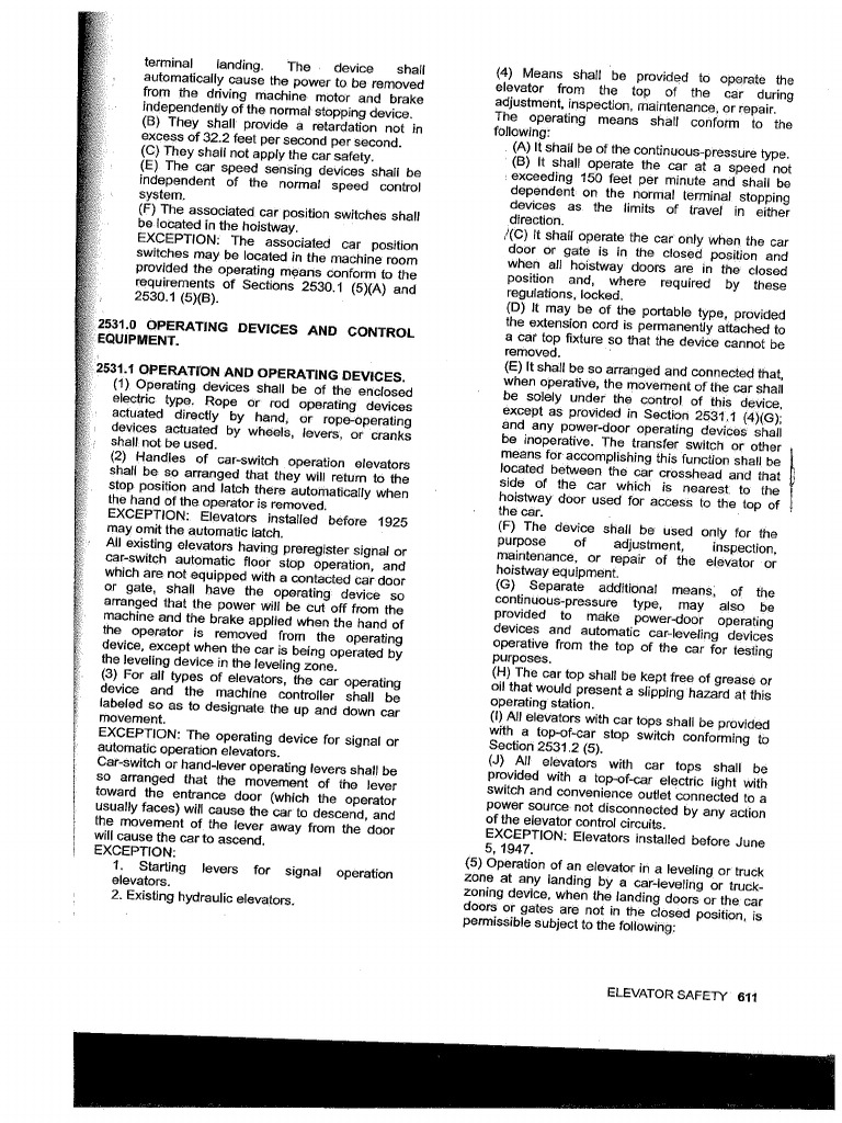 Chapter 25 elevator safety 2 1 99 pdf