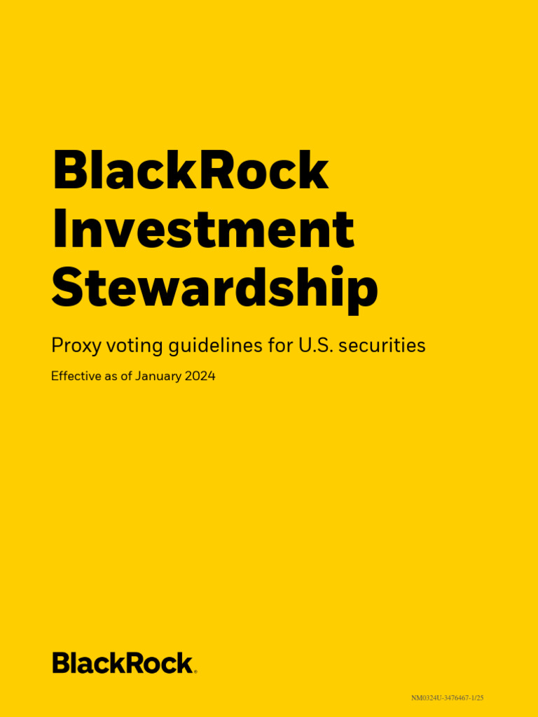 Blackrock_2024_US PDF Board Of Directors Mergers And Acquisitions