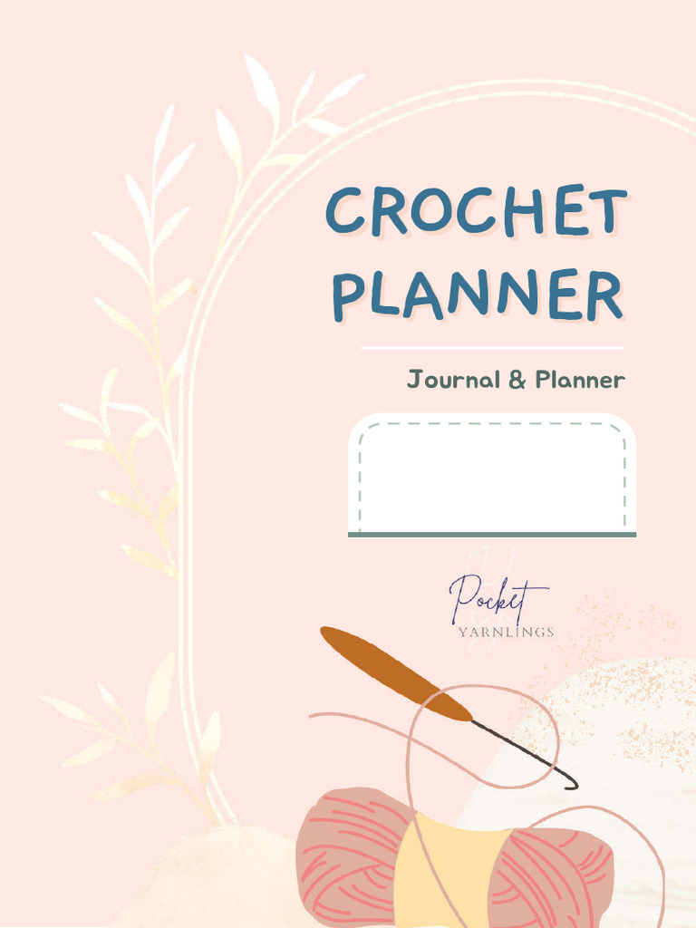 Crochet Journal & Planner PDF | PDF | Crochet | Amigurumi
