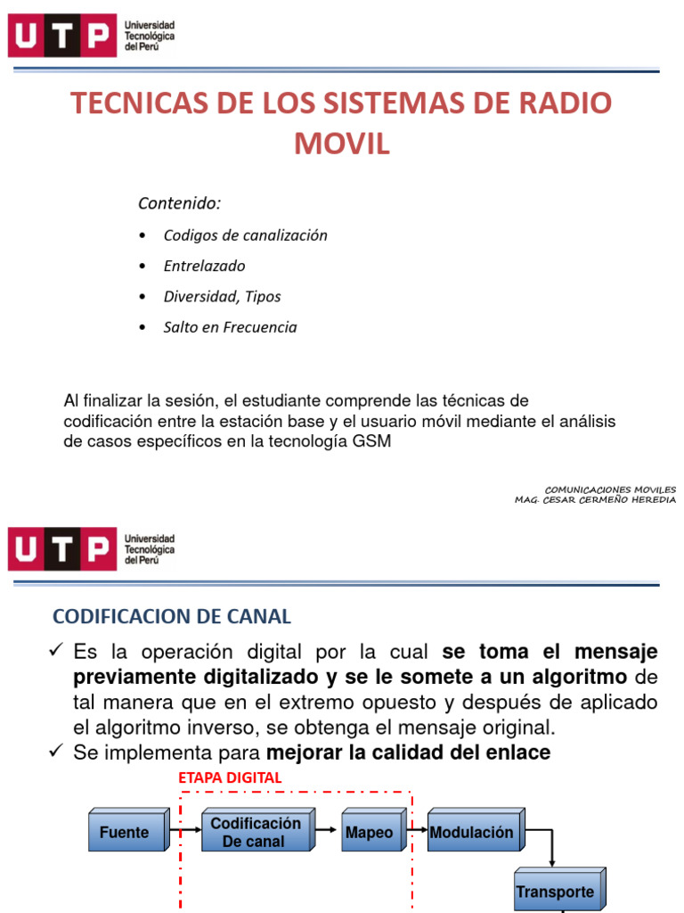 Técnicas de Codificación en Comunicaciones Móviles | PDF | Antena ...