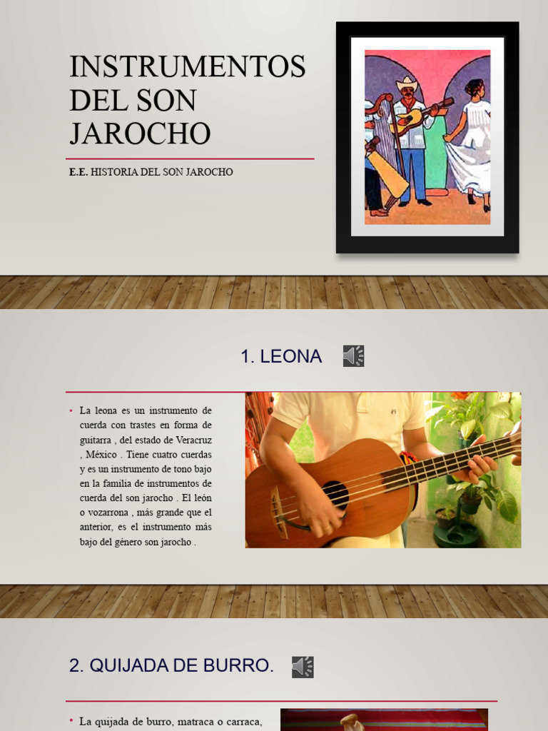 INSTRUMENTOS DEL SON JAROCHO | PDF | Instrumentos de cuerda ...