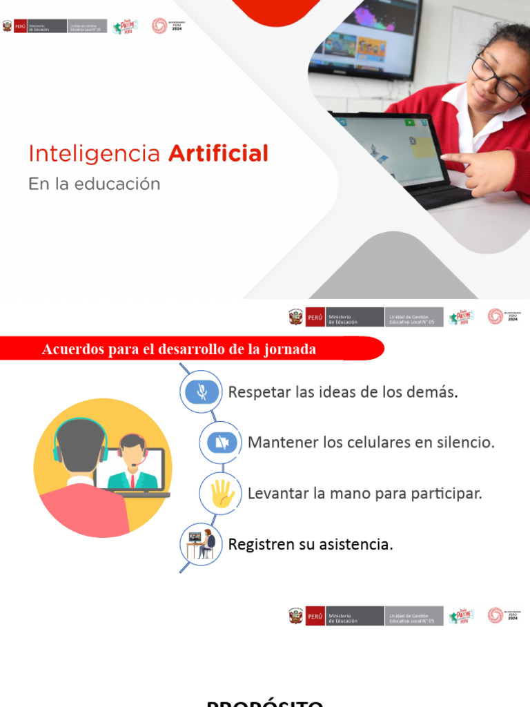 IA en Educación para Docentes UGEL 05 | PDF | Inteligencia artificial ...