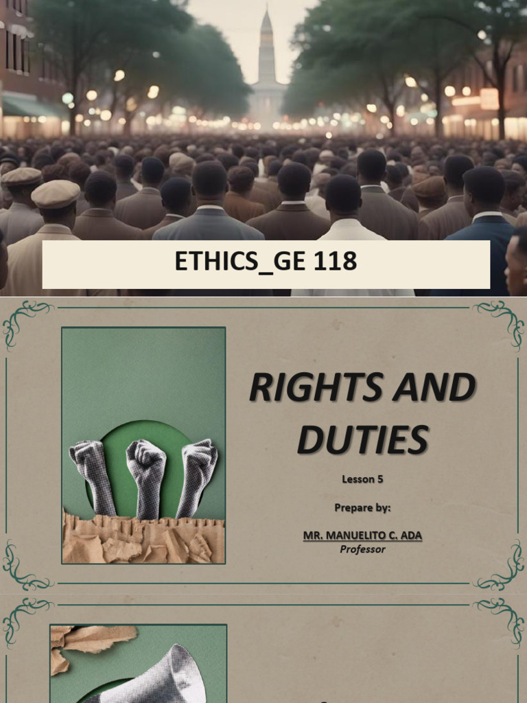 Understanding Rights and Duties in Ethics | PDF | Rights | Government