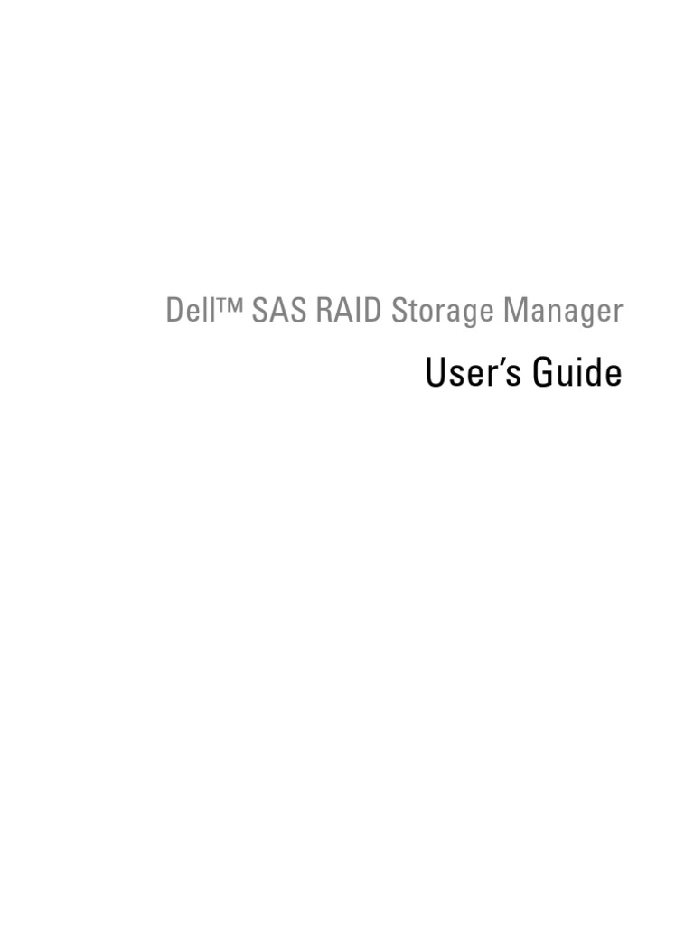 Dell Sas Raid Storage Manager Ug PDF Cache