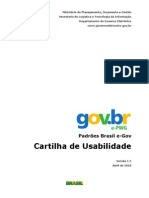 Padrões Brasil e-Gov - Cartilha de Usabilidade