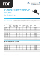 CT101 Current Transformers Catalog | PDF | Electronics | Equipment