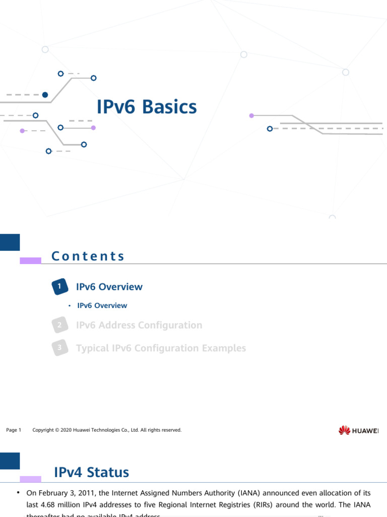 19 IPv 6 Basics | PDF | I Pv6 | Ip Address