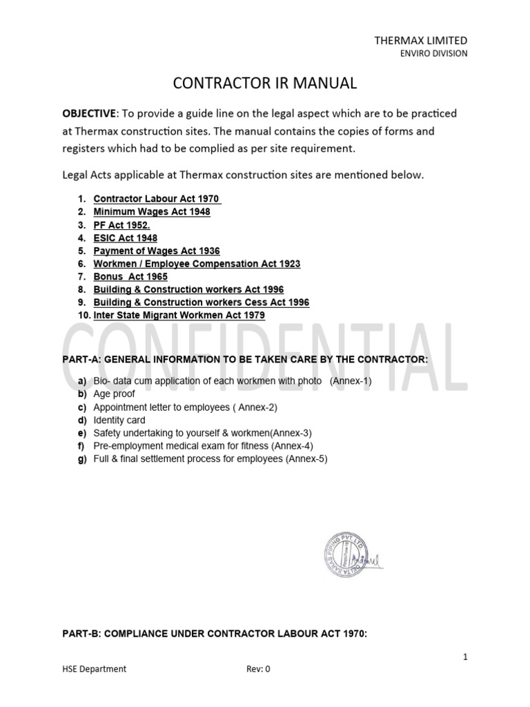 Contractor ir manual download free pdf employment wage
