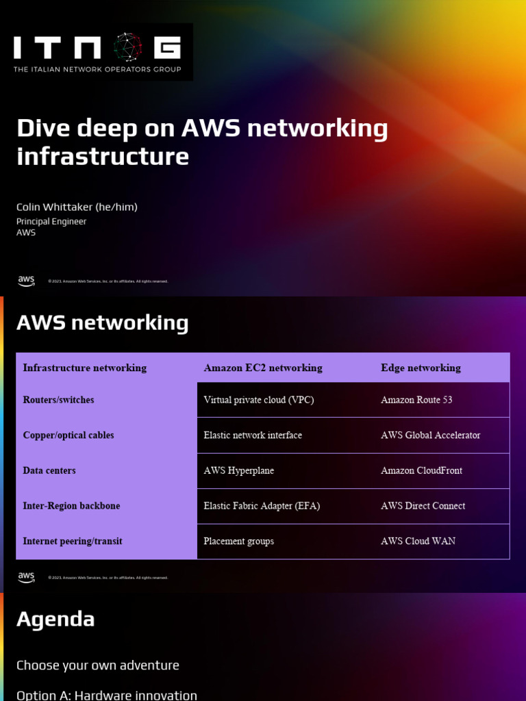 Aws Dive Deep On Aws Networking Infrastructure Download Free Pdf