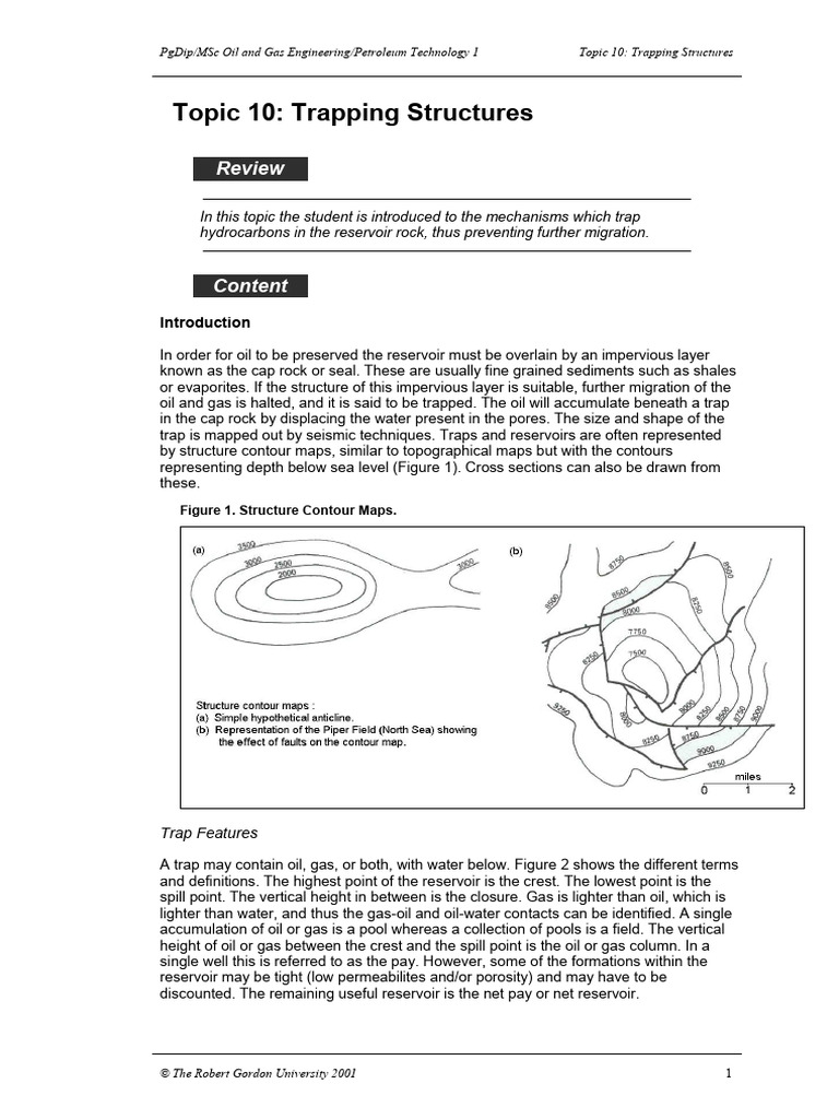 Understanding Trapping Structures in Oil Gas | PDF | Petroleum ...