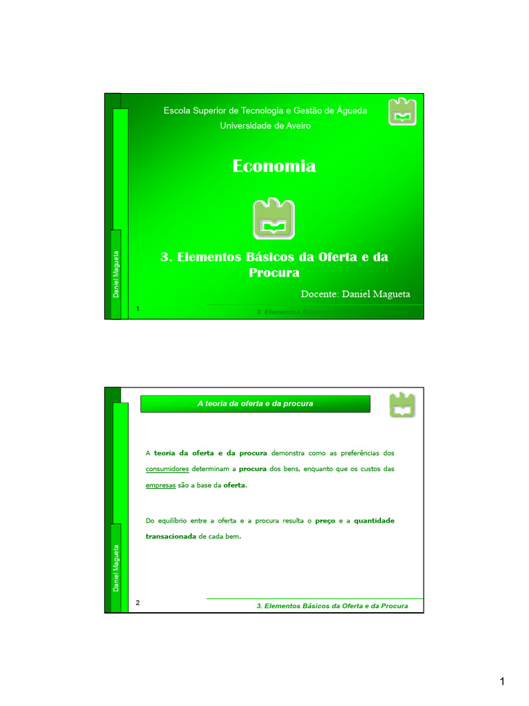 Teoria da Procura e Oferta Econômica | PDF | Demanda | Oferta e procura
