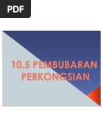Soalan Pembubaran Perkongsian