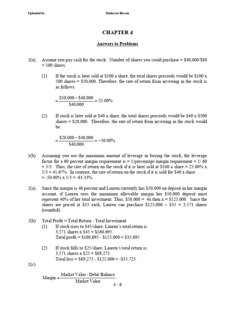 MiRa Sol | PDF | Margin (Finance) | Order (Exchange)