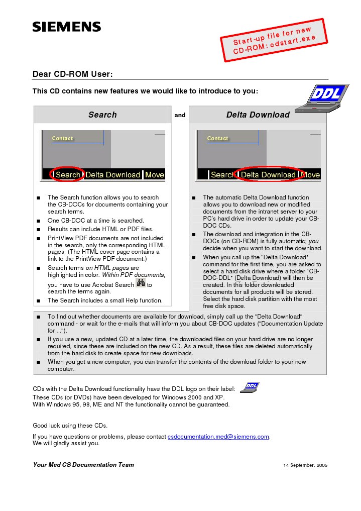 Delta Download for CB-DOC CDs | PDF