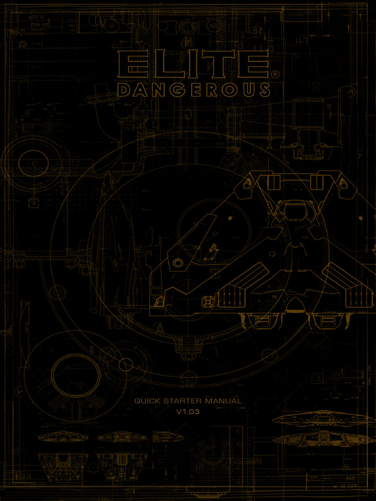 Elite: Dangerous Quick Start Guide | PDF | Computer Keyboard | Ships