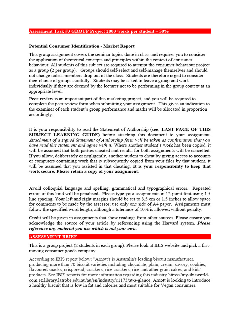 Ass 3 | PDF | Market Segmentation | Brand