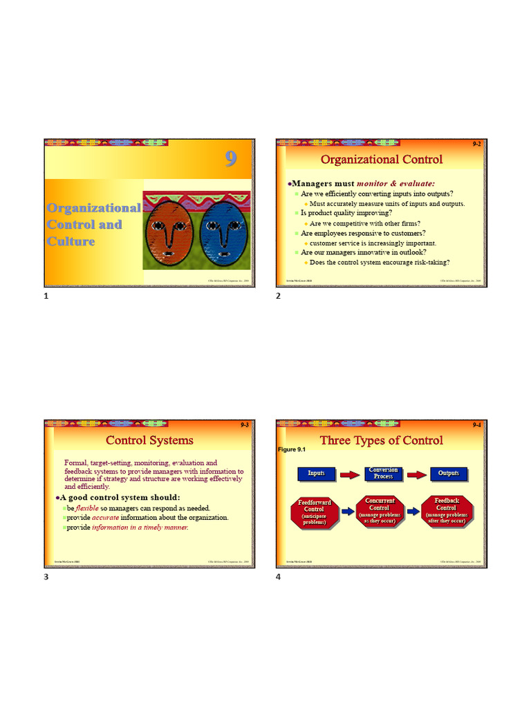 Chapter 09 - Organizational Control and Culture (Compatibility Mode ...