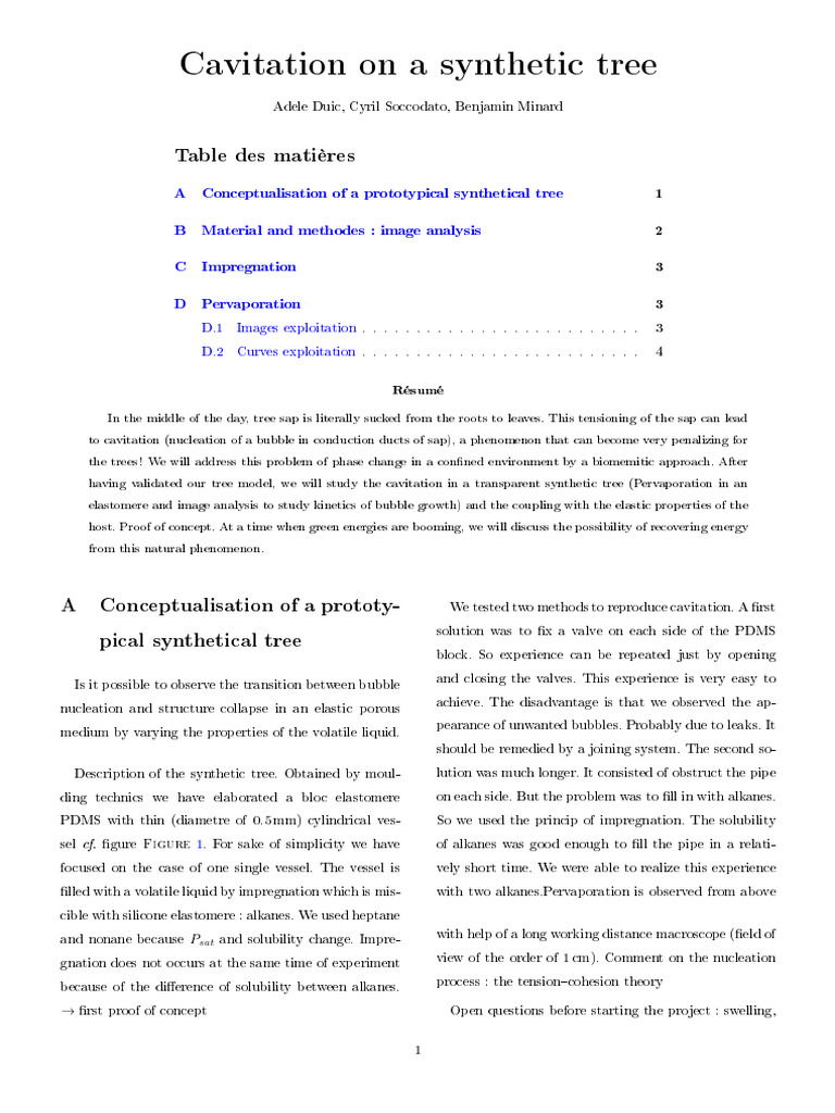 Notes PERVAP Rapport Etudiants | PDF | Physical Sciences | Applied And ...